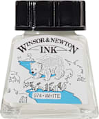 DRAWING INK 1/2 OZ WHITE