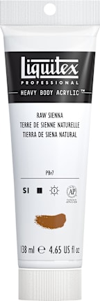 HB ACRYLIC 4.65OZ TUBE  RAW SIENA