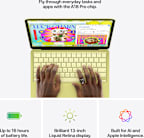Apple 13-inch MacBook Neo: Apple A18 Pro chip with 6‑core CPU and 5‑core GPU, 8GB, 256GB SSD - Indigo