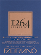 1264 BRISTOL PAD SMOOTH 9X12 20 SHEETS
