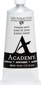 ACADEMY ACRYILC 90ML TITANIUM WHITE