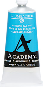 ACADEMY ACRYLIC 90ML CERULEAN BLUE