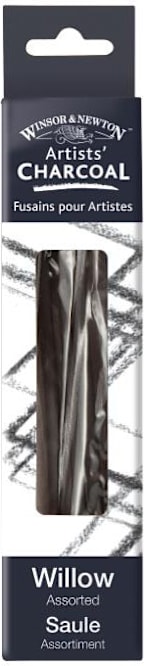 CHARCOAL WILLOW ASSORTED  THICKNESSES 55/BOX