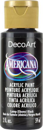 AMERICANA CRAFT ACRYLIC 2OZ EBONY BLACK