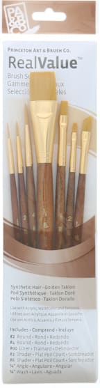BRUSH GOLD TAKLON VALUE 7 PACK