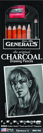 CHARCOAL DRAWING PENCIL SET