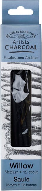 CHARCOAL WILLOW MEDIUM 12/BOX