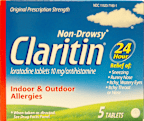 CLARITIN 5CT ALLERGY 24HR
