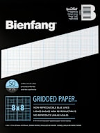CROSS SECTION PAD 8X8  8.5X11 50 SHEETS