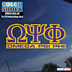 Delaware State University Omega Psi Phi' Decal