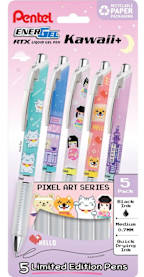EnerGel RTX KAWAII 5PK BLK