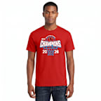 Delaware State University Men's Basketball 2026 MEAC Tournament Champions Short Sleeve T-Shirt