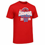 Delaware State University Men's Basketball 2026 MEAC Tournament Champions Short Sleeve T-Shirt