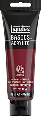 Basics 4oz Cadmium Red Deep