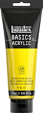 BASICS ACRYLIC 250ML CADMIUM YELLOW LIGHT