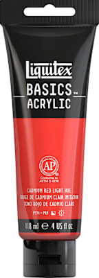Basics 4oz Cadmium Red Light