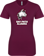 Bay Path Next Level Ladies SoftStyle Junior Fitted Tee Alumni - ONLINE ONLY