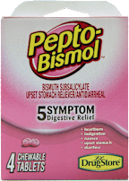 Pepto Bismol 4ct Chewable Tablets