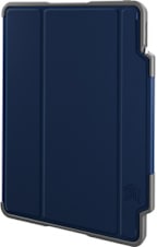STM  Dux Plus Carrying Case for 10.9 Apple iPad Air (4th & 5th Generation) Tablet - Transparent, Midnight Blue. Water Resistant, Drop Resistant, Spill Resistant - Thermoplastic Polyurethane (TPU) Body - 10.2 Height x 0.6 Width x 8.1 Depth - ONLINE ONLY