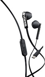 Urbanista San Francisco USB-C Wired Earbuds, Midnight Black