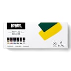 ACRYLIC GOUACHE SET 22ML 6 COLOR PRIMARIES