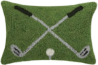 Cross Golf Clubs Hook Pillow