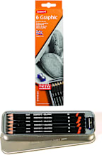 Derwent Graphic Tin 6 Ct