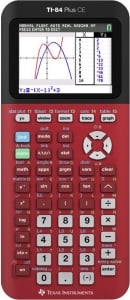 CALCULATOR TI-84 PLUS CE RED GRAPH