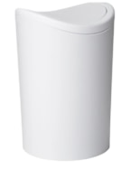 WHITE 6 L SWING TRASH CAN