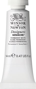 DESIGNERS GOUACHE 14 ML TUBE PERMANENT WHITE