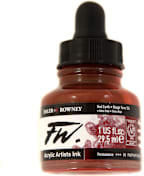 FW ACRYLIC INK 1OZ RED EARTH