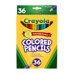 CRAYOLA COLOR PENCIL 36CT (6)