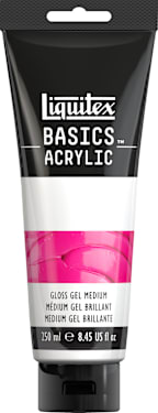 BASICS GLOSS GEL MEDIUM 250ML TUBE