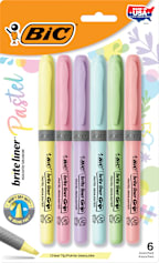 PASTEL HIGHLIGHTERS 6PK ASSTD