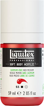 PROFESSIONAL SOFT BODY ACRYLIC 237ML CADMIUM FREE RED MEDIUM