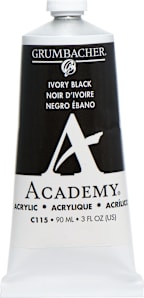 ACADEMY ACRYLIC 90ML IVORY BLACK