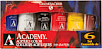 ACADEMY ACRYLIC 6 COLOR SET