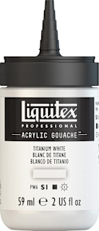 ACRYLIC GOUACHE 59ML TITANIUM WHITE