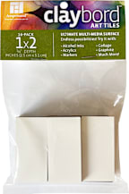 CLAYBORD ART TILE 1X2 16-PACK