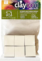 Claybord Art Tile 1X1 24-Pack
