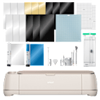 Cricut Maker 4 + Starter Bundle, 26x10.75x13.25in, Seashell - ONLINE ONLY