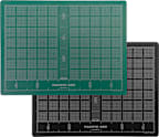 CUTTING MAT BLACK/GREEN 9X12