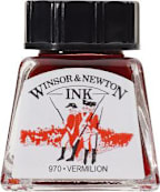 DRAWING INK 1/2 OZ VERMILLION