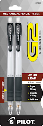 PENCIL G2 .5MM 2PK