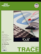 Pro Art 9x12 25-pound Trace Paper Tape Bound Pad 30/Sheets