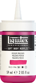 PROFESSIONAL SOFT BODY ACRYLIC 59ML MEDIUM MAGENTA