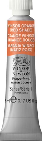 PROFESSIONAL WATERCOLOR 5ML WINSOR ORANGE RED