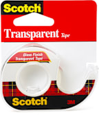 Tape 144 Transparent W/Dispenser 1/2X450