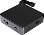 Zagg 4-Port Hub Compact Hub with USB-C, USB-A, HDMI - ONLINE ONLY