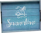 WOOD SERVING TRAY SUMMERTIME